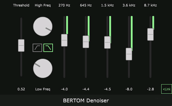 [降噪效果器]Bertom Denoiser V 1.0.4 [WiN, MacOSX]（3Mb）