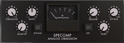 [频谱模拟压缩机]Analog Obsession SPECOMP v1.1 VST VST3 AU [FREE][WiN,MacOSX]（31Mb）