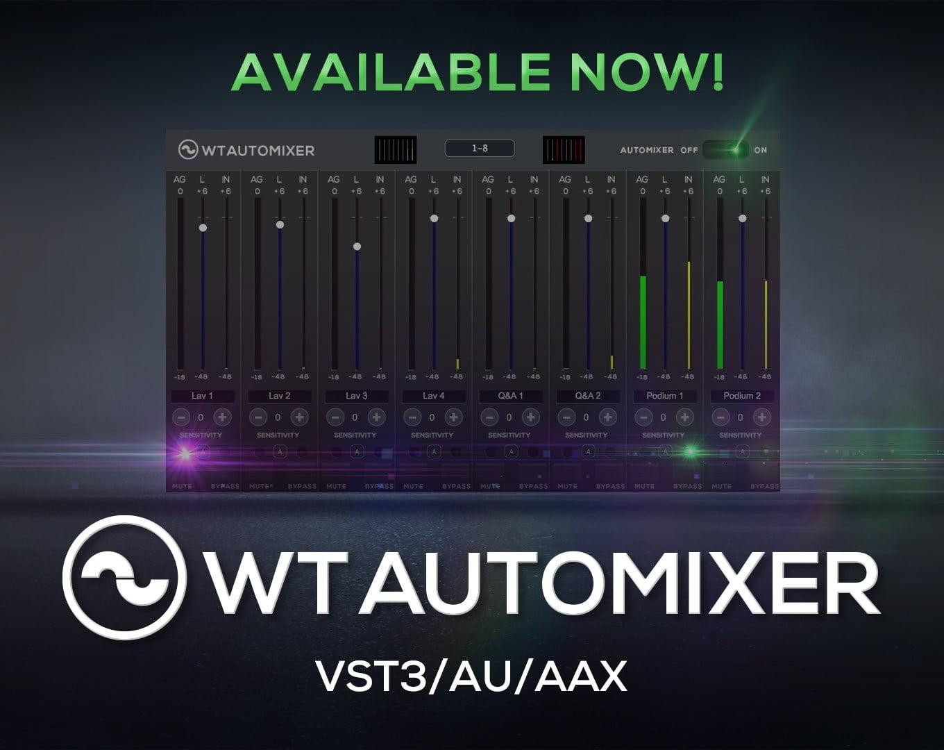 多通道增益共享自动混音器 – Wavemark WT Automixer v2.0.9 WIN