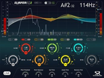 音高跟踪均衡器插件 – Sound Radix SurferEQ v2.1.0 WIN