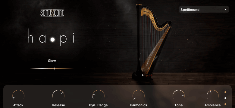 [音乐会竖琴]Sonuscore ha•pi Concert Harp [KONTAKT]（1,30 GB）