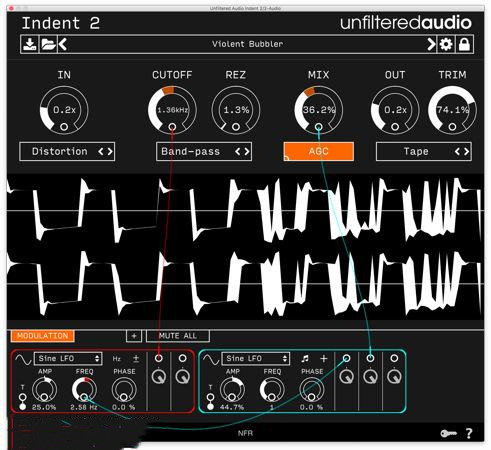 过载失真效果器 – Unfiltered Audio Indent 2 v2.2.0 macOSX