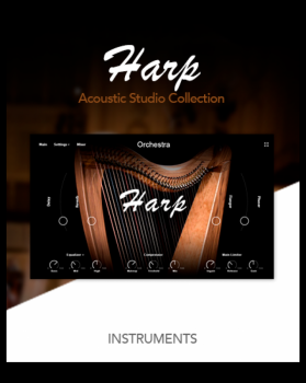 竖琴音源 – Muze Concert Harp KONTAKT