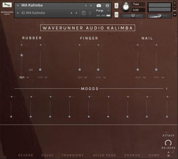 非洲卡林巴 – Waverunner Audio Kalimba KONTAKT-DECiBEL