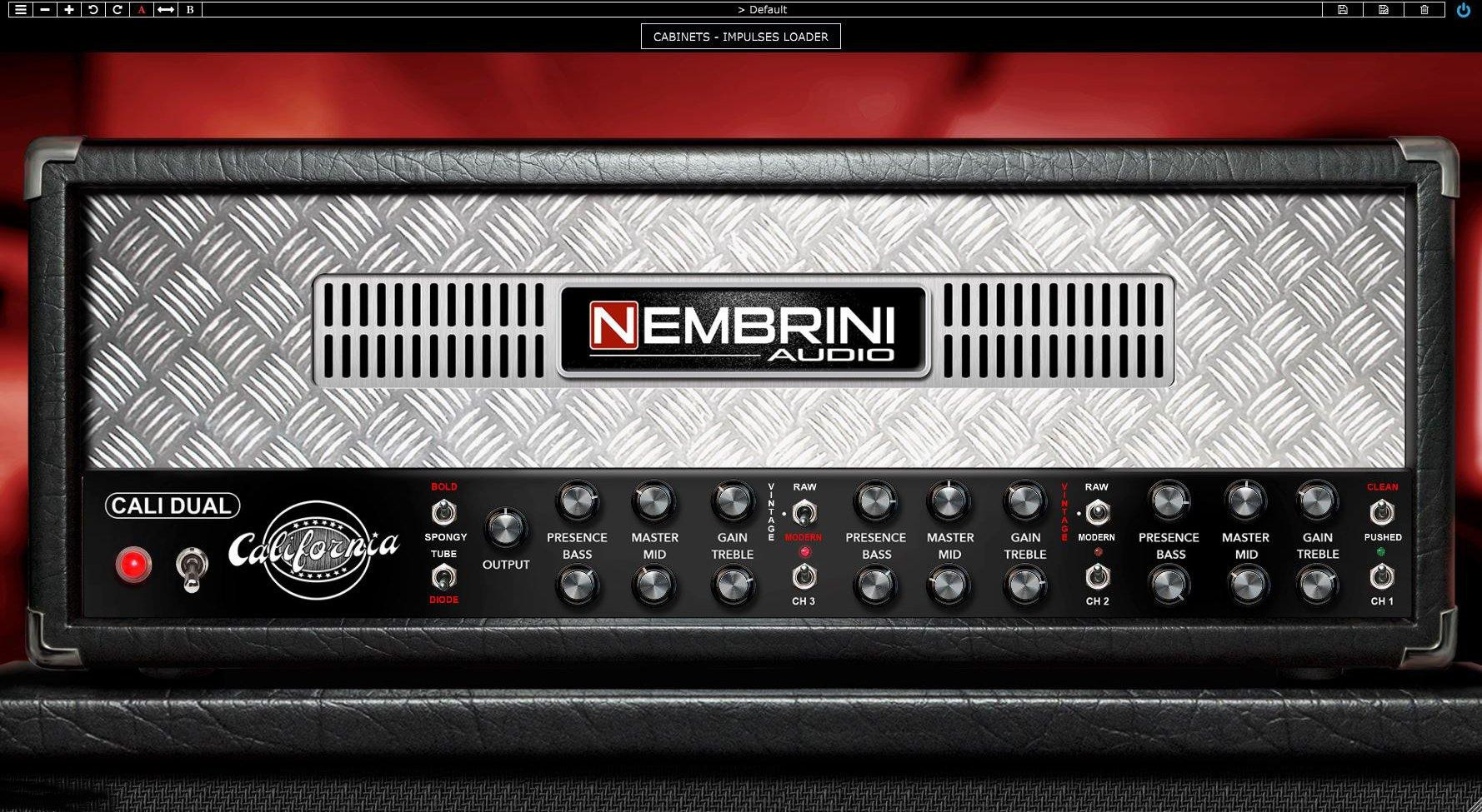 摇滚金属吉他箱头 – Nembrini Audio NA Cali Dual v1.0.2 WIN