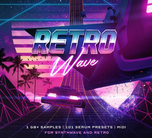 Production Master Retrowave Synthwave and 80s Retro WAV MiDi SERUM