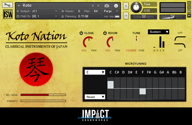 日本筝音源——Impact Soundworks Koto Nation For Kontakt