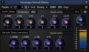 Voxengo Sound Delay 1.12  (Win/Mac)