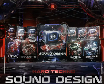 [30集有史以来最全面的Techno音效设计大师班] Teknovault Hard Techno Sound-Design Suite（10.7GB）